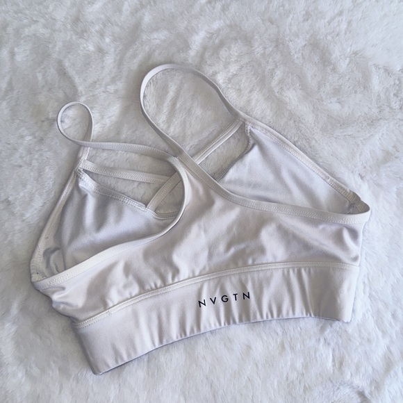 NVGTN Sports bra xs white Oasis Bra - Picture 3 of 3